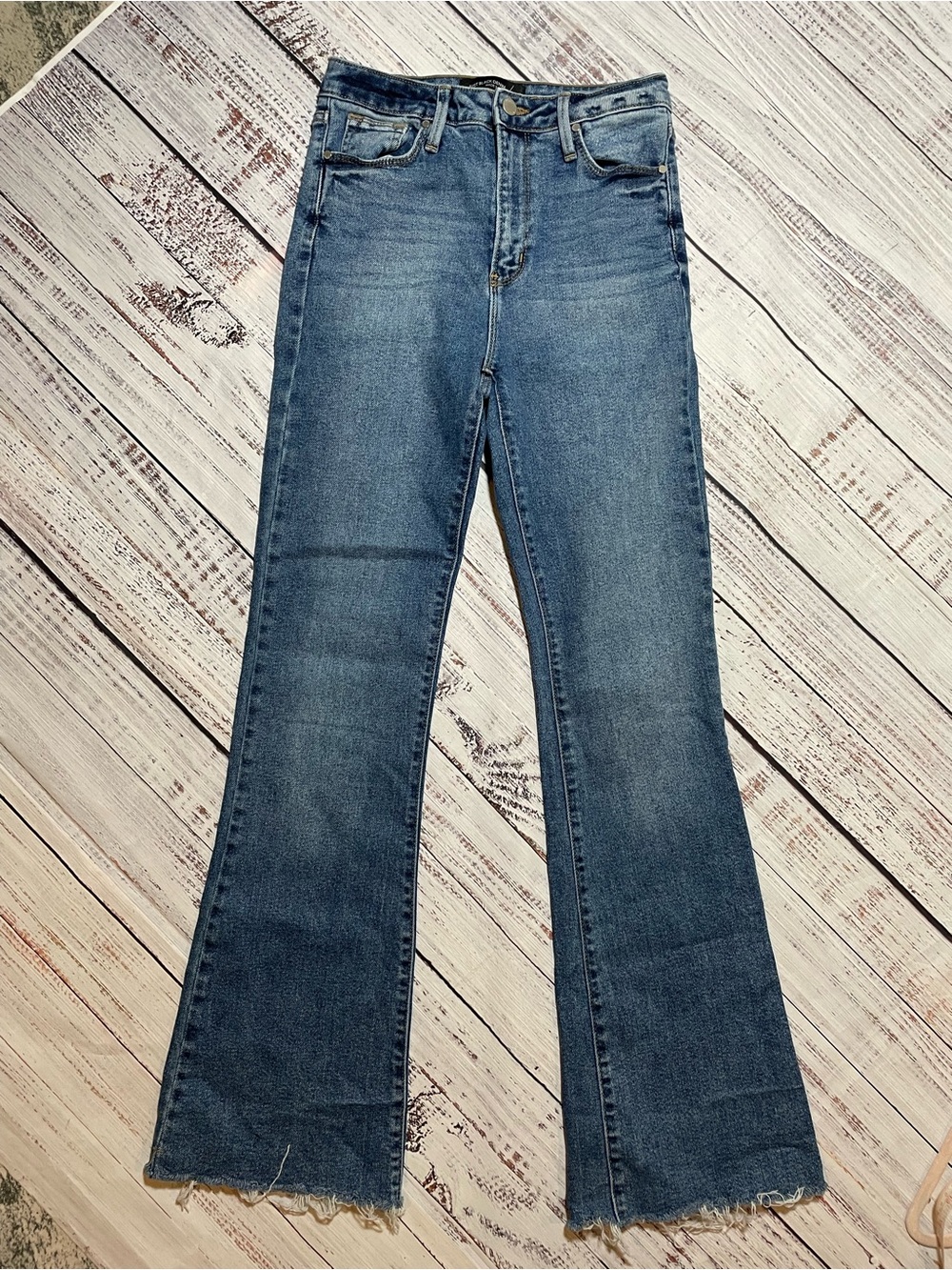 Just Black Denim flare jeans. High Rise. Size 25